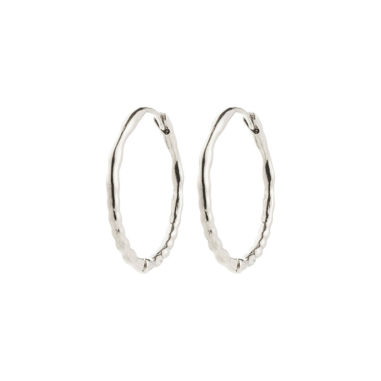 Pilgrim Jewellery BETWEEN Hoops Silver