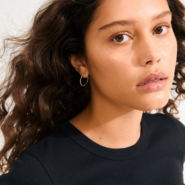 Pilgrim Jewellery BETWEEN Hoops Silver