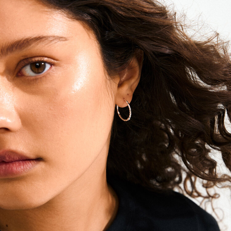 Pilgrim Jewellery BETWEEN Hoops Silver