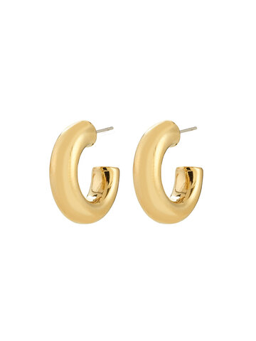Pilgrim Jewellery PHASE Small Hoops Gold