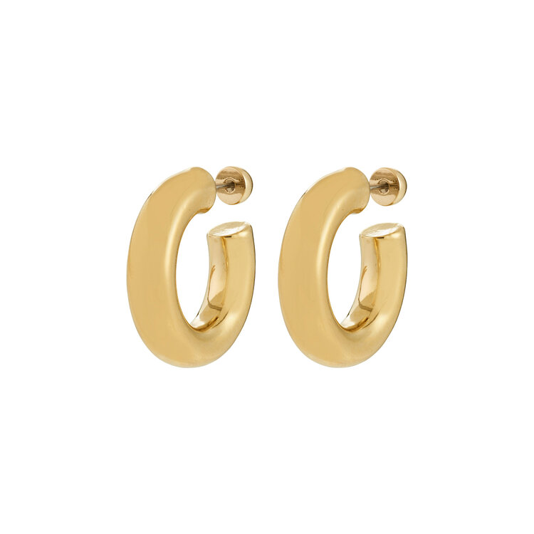 Pilgrim Jewellery PHASE Large Hoops Gold