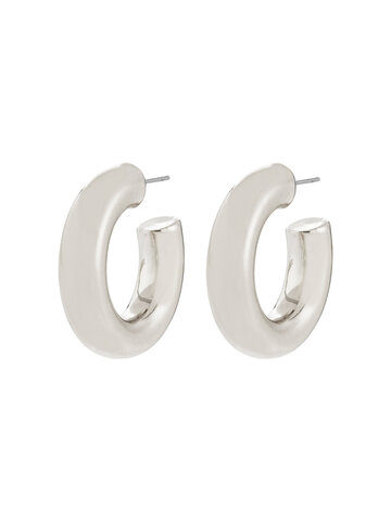 Pilgrim Jewellery PHASE Large Hoops Silver