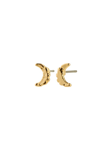 Pilgrim Jewellery BETWEEN Moon Earrings Gold