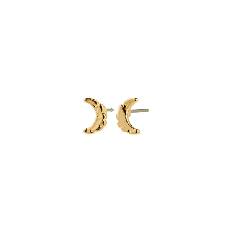 Pilgrim Jewellery BETWEEN Moon Earrings Gold