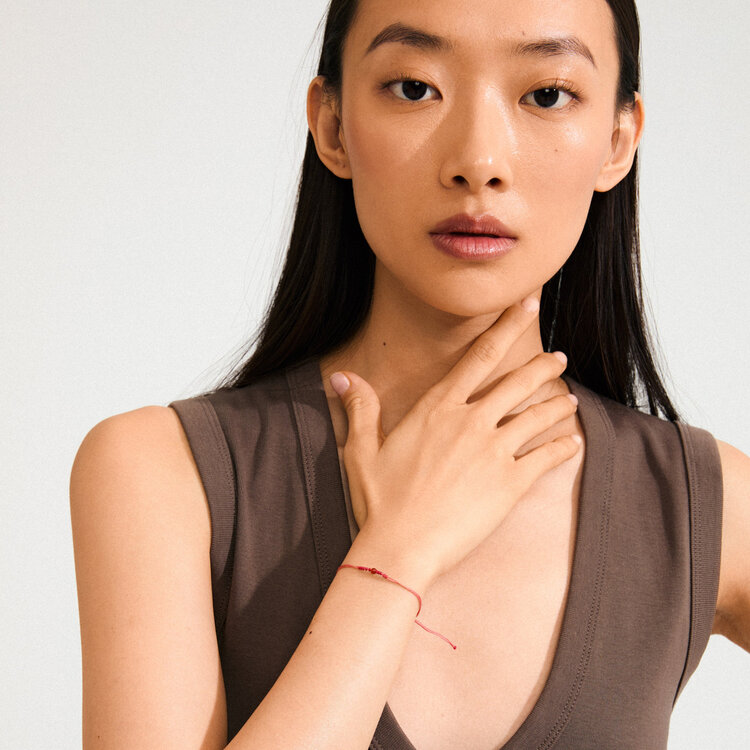 Pilgrim Jewellery Bracelet Birthstones Red