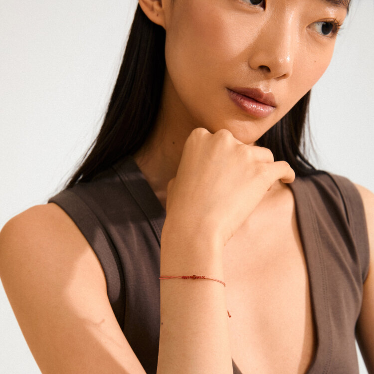 Pilgrim Jewellery Bracelet Birthstones Red