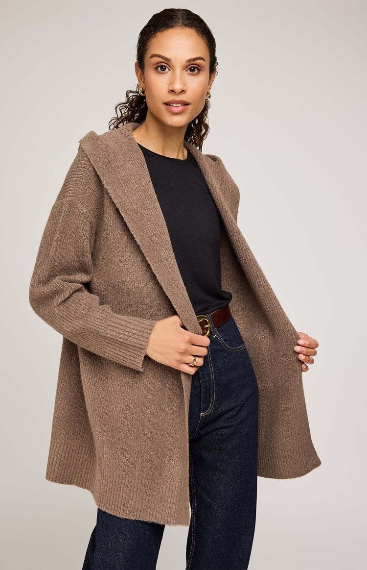 Gentle Fawn Ilana Cardigan Heather Bark