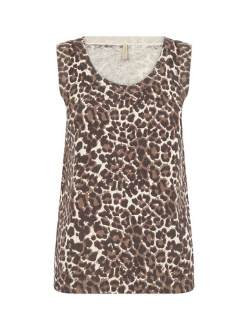 Soyaconcept Sati 1 Knit Tank Hot Fudge