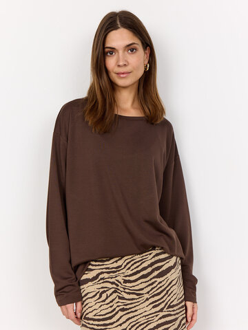 Soyaconcept Felucca 2 Knit Top Hot Fudge