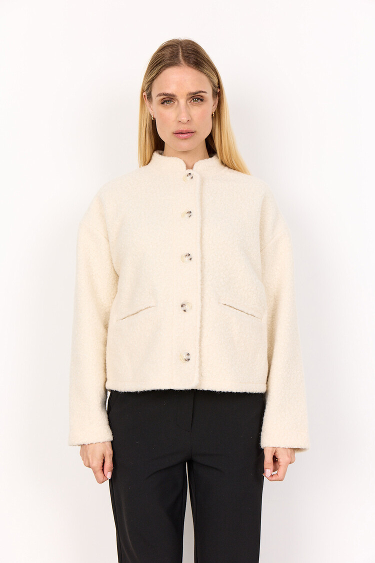 Soyaconcept Shaima 1 Knit Jacket Cream