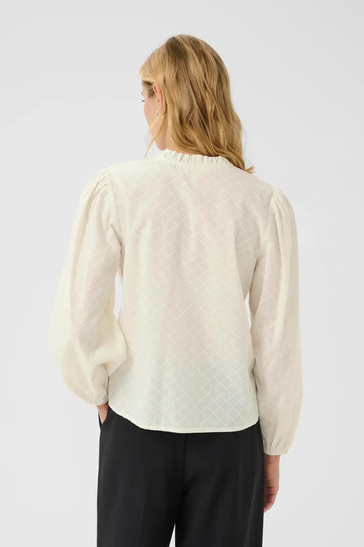 Part Two Eimy Blouse Eggnog