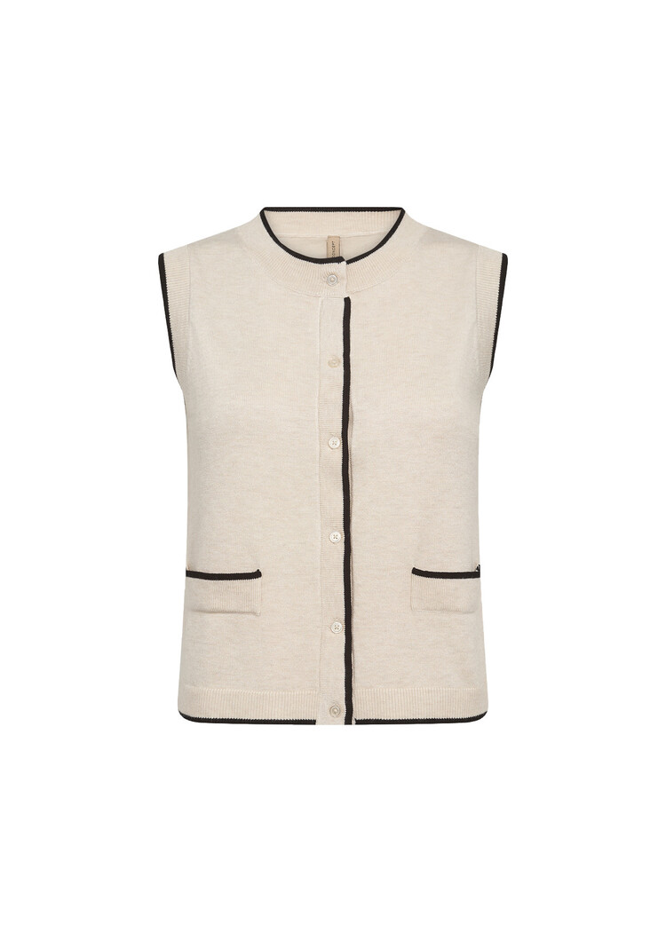 Soyaconcept Dollie 792 Vest Cream Melange