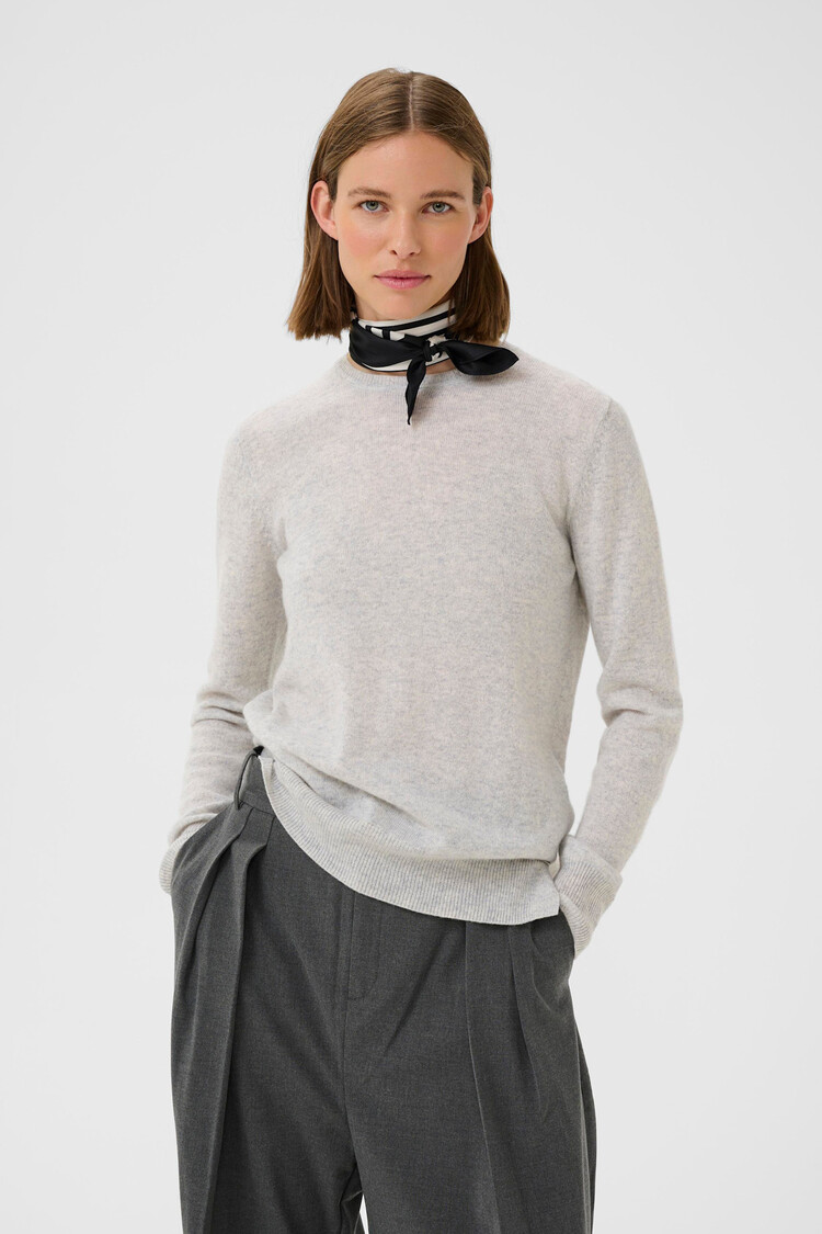 InWear Rafiq Scarf Refined  Black / Whisper