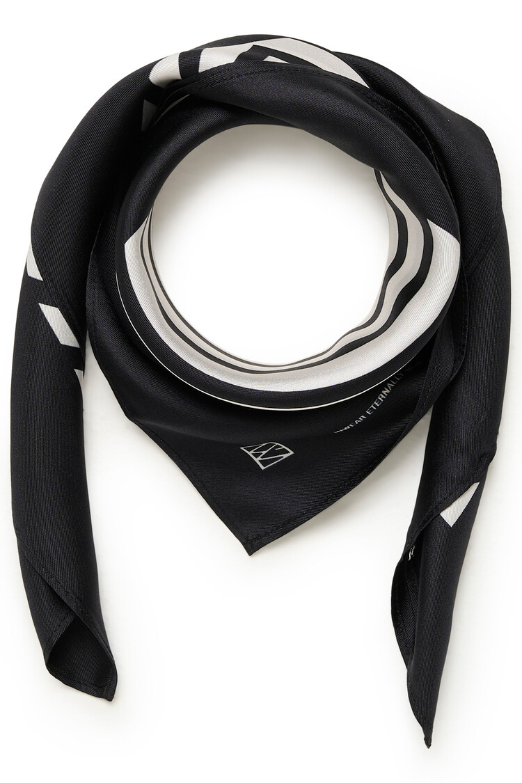 InWear Rafiq Scarf Refined  Black / Whisper