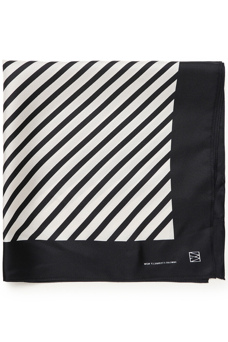 InWear Rafiq Scarf Refined  Black / Whisper