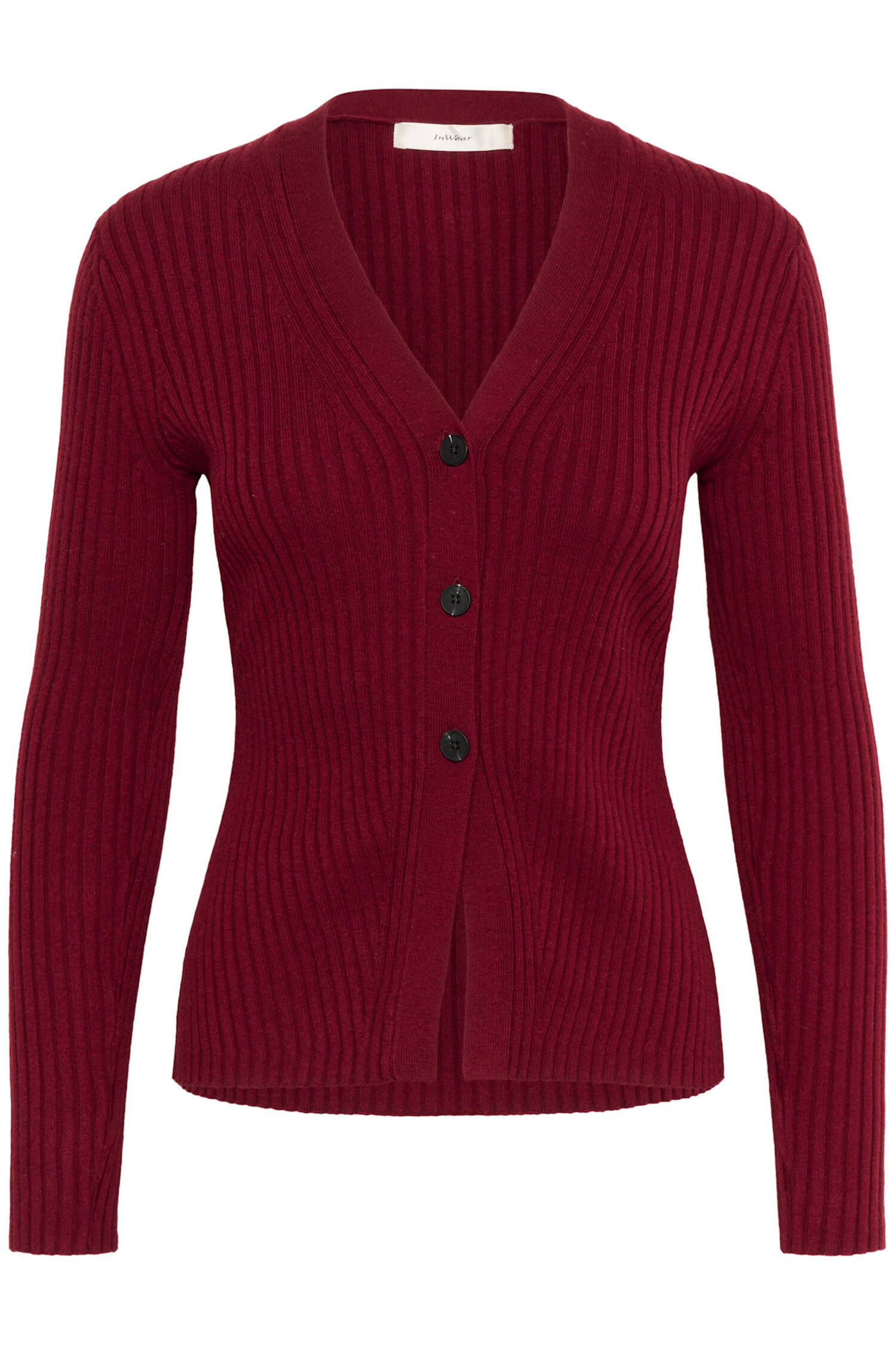 InWear | Gia Cardigan Cabernet - Tryst Boutique