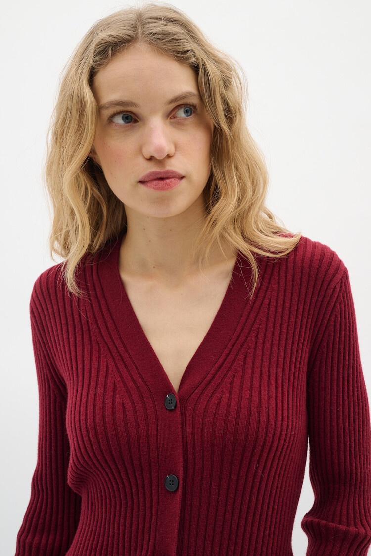 InWear Gia Cardigan Cabernet