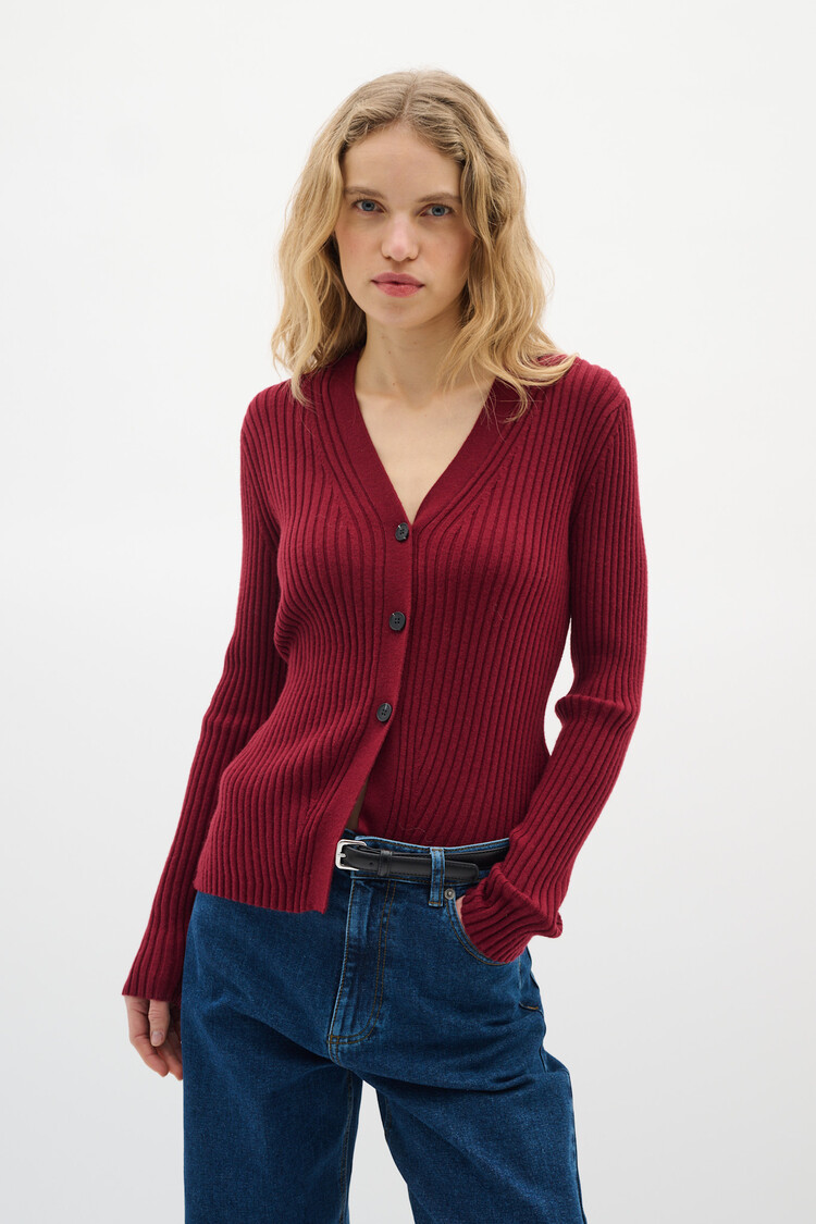 InWear Gia Cardigan Cabernet
