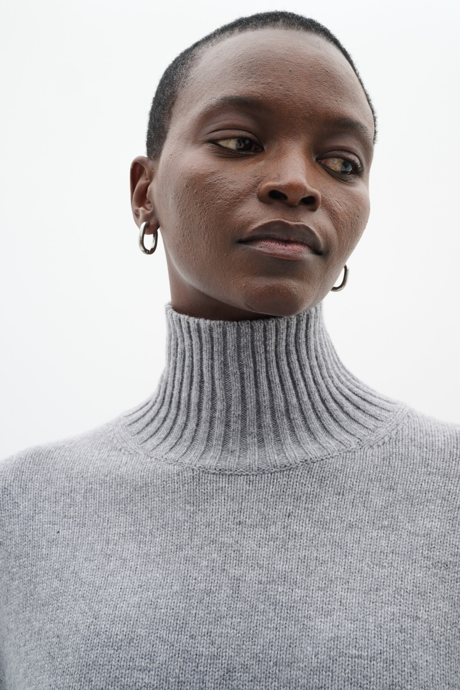 InWear | Gea Kaxy Highneck Granite Melange - Tryst Boutique
