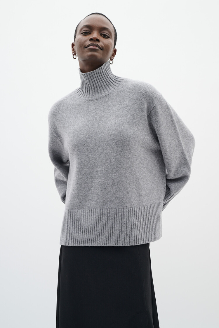 InWear Gea Kaxy Highneck  Granite Melange