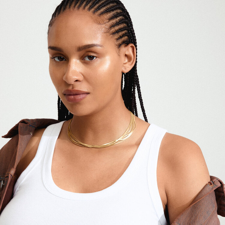 Pilgrim Jewellery KIRA Recycled Necklace Gold