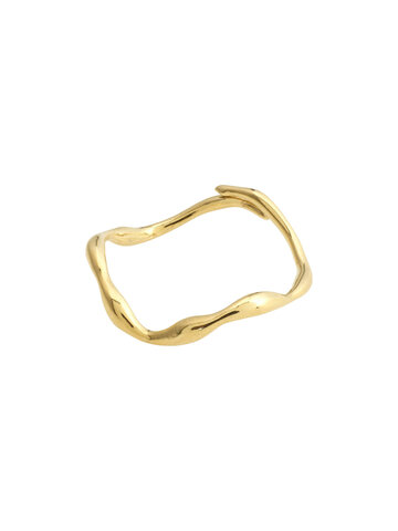 Pilgrim Jewellery LULU Recycled Organic Shaped Stack Ring Gold