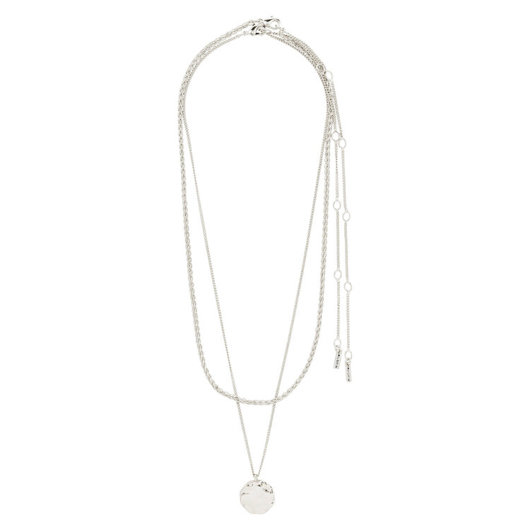 Pilgrim Jewellery DECLAN Necklace 2-in-1 Set Silver