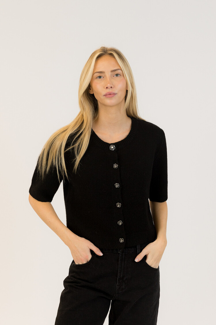 Juderose Cardigan Black