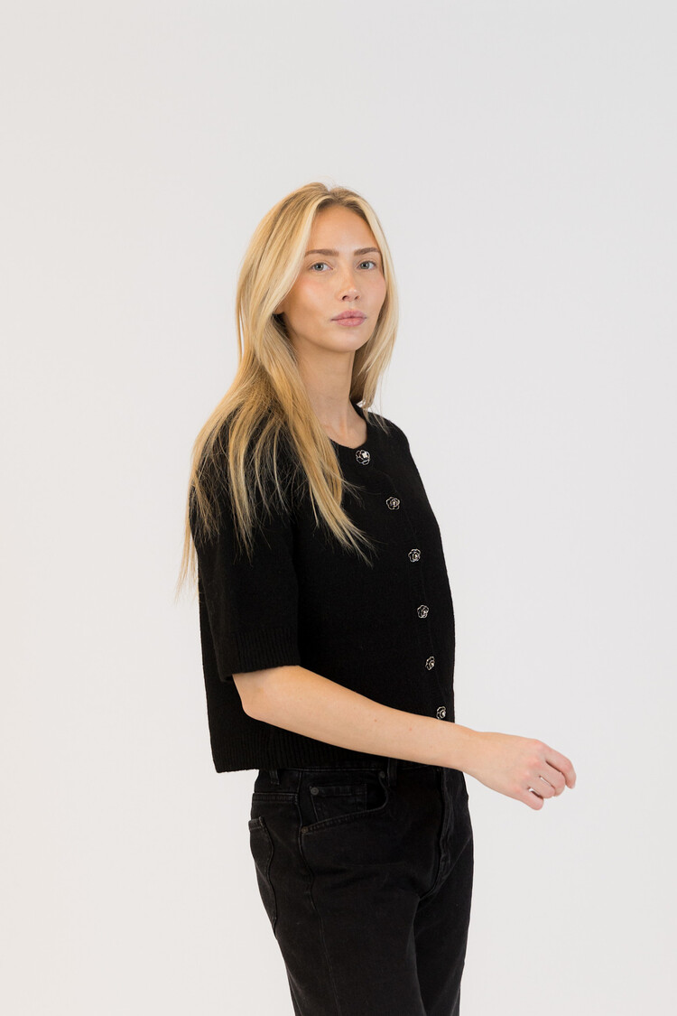 Juderose Cardigan Black