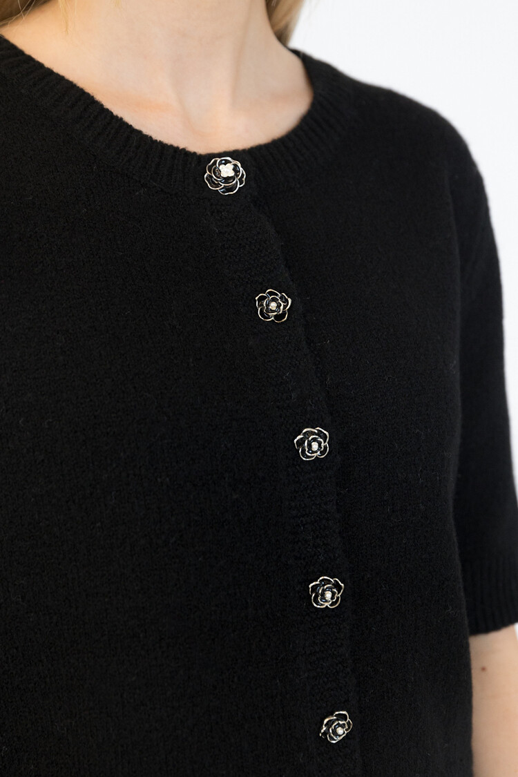 Juderose Cardigan Black