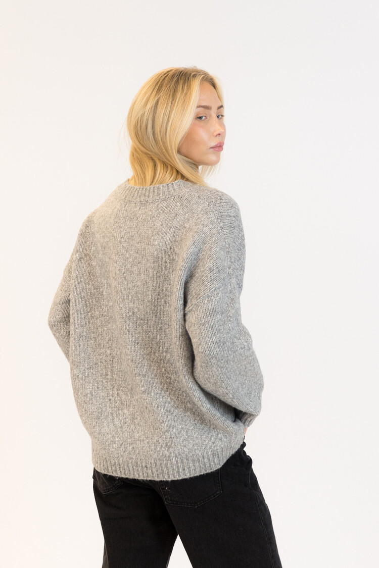 Opal Crewneck Pullover Grey