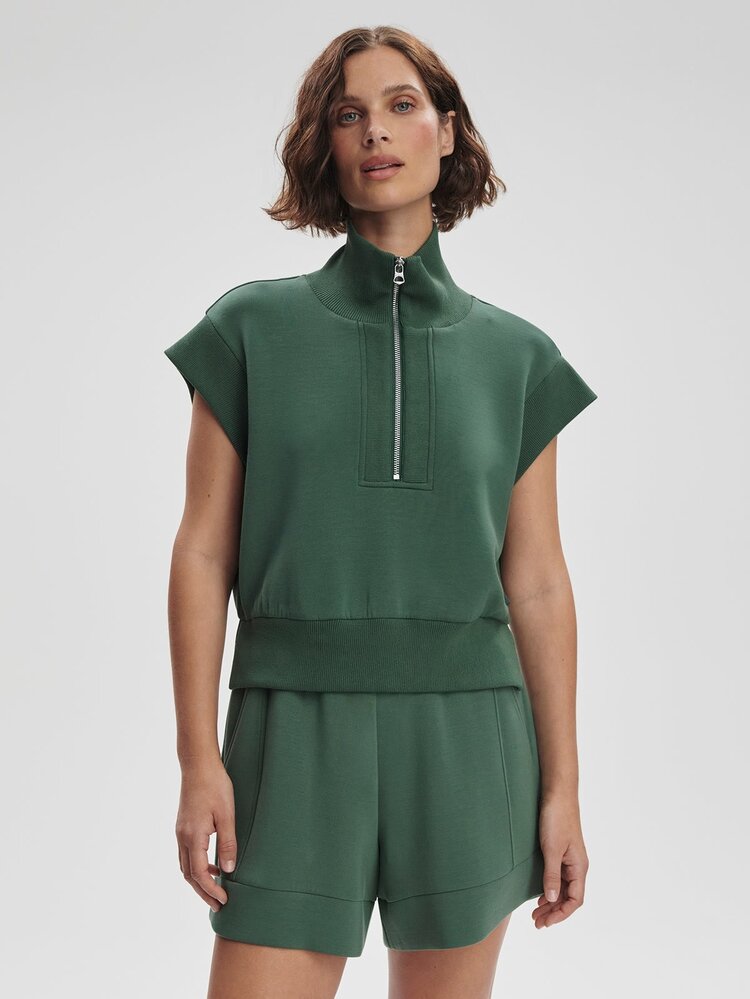 Varley Kelly Half Zip Sweat Cilantro