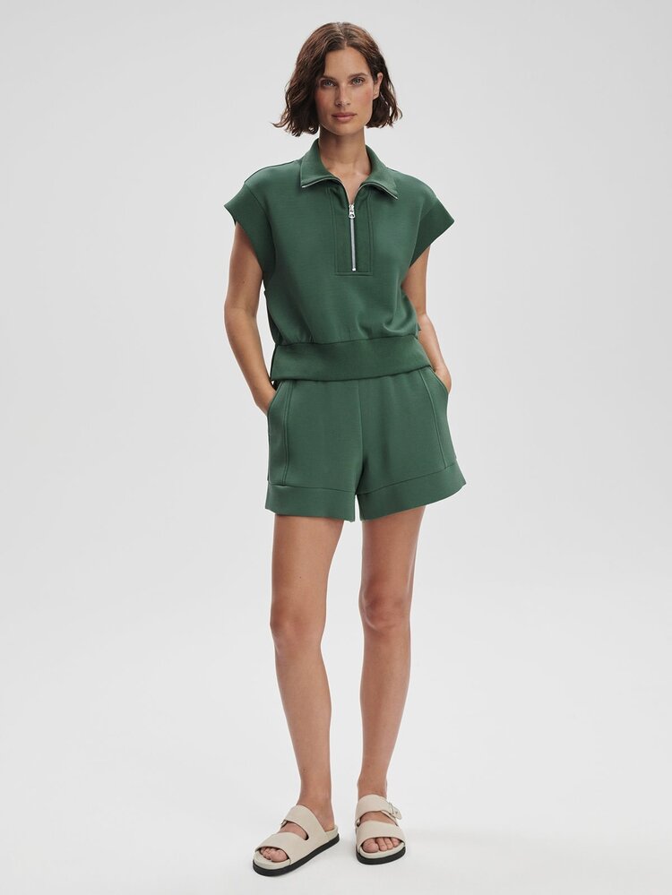 Varley Kelly Half Zip Sweat Cilantro