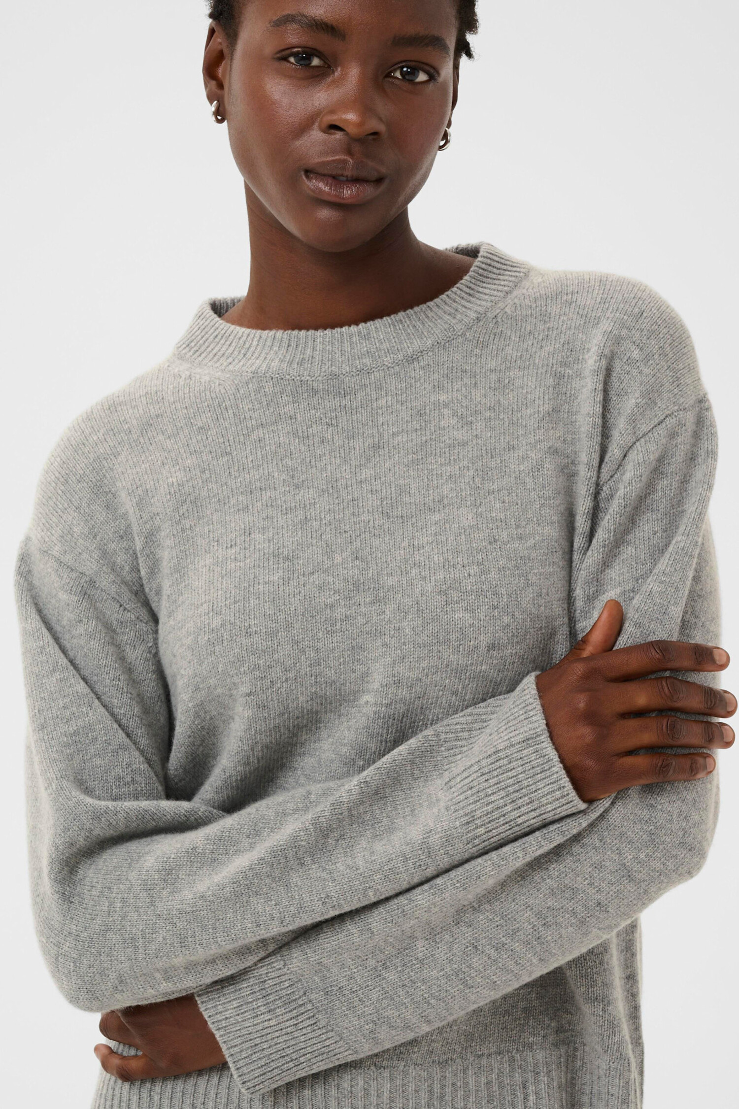 Part Two | Soraya Pullover Medium Grey Melange - Tryst Boutique