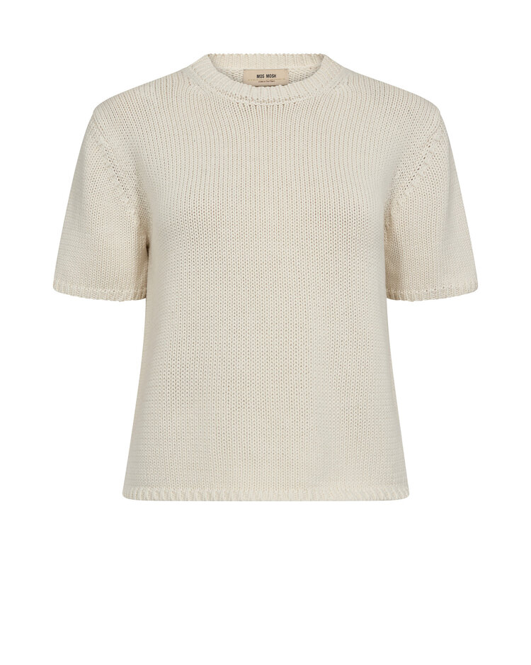 Mos Mosh Arin SS Cotton Knit Ecru