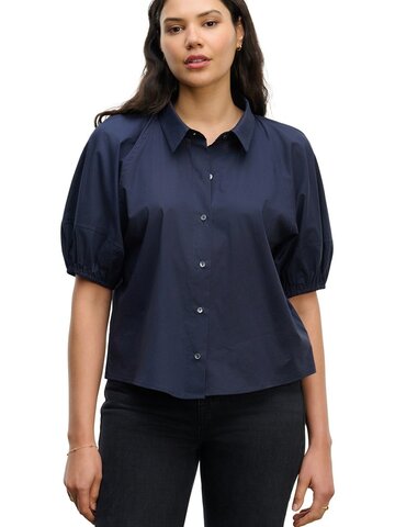 Velvet Autumn Shirt Navy