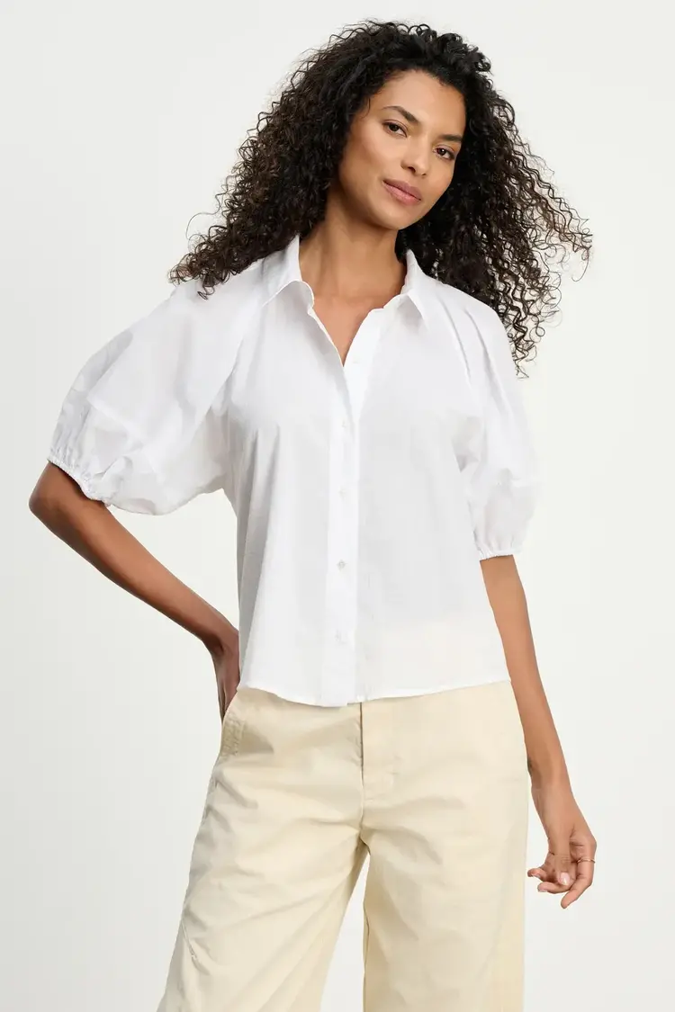 Velvet Autumn Shirt White