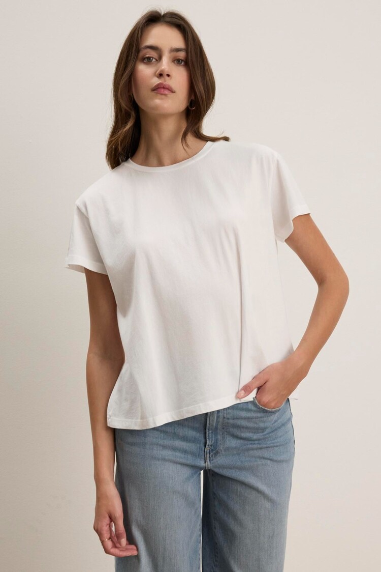 Velvet Topanga Tee White