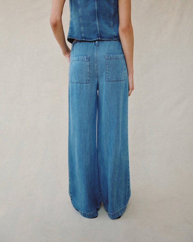 Bella Dahl Drawstring Jean Medium Vintage Wash