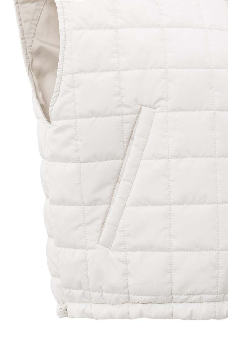 Yaya Reversible Padded Bodywarmer with Zip Closure Beige