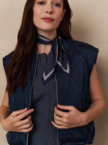 Yaya Reversible Padded Bodywarmer with Zip Closure Inkwell Blue