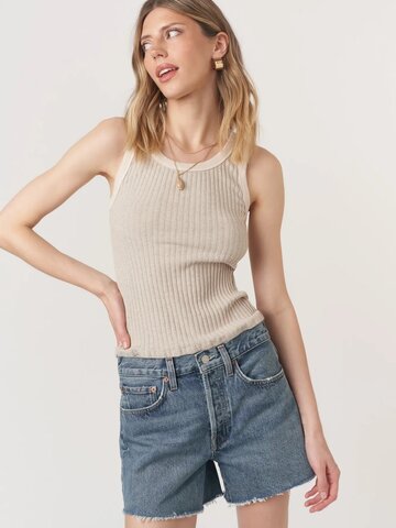 Project Social T Cooper Sweater Rib Tank Cream