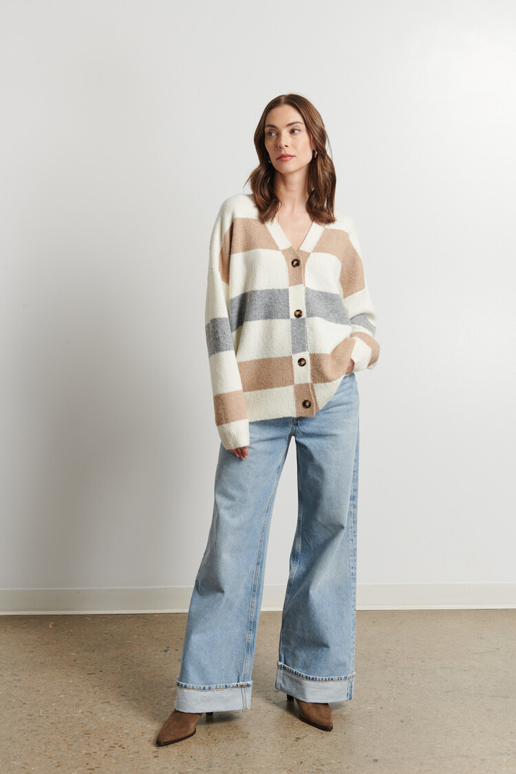 Line the Label Billie Cardigan Barn Owl