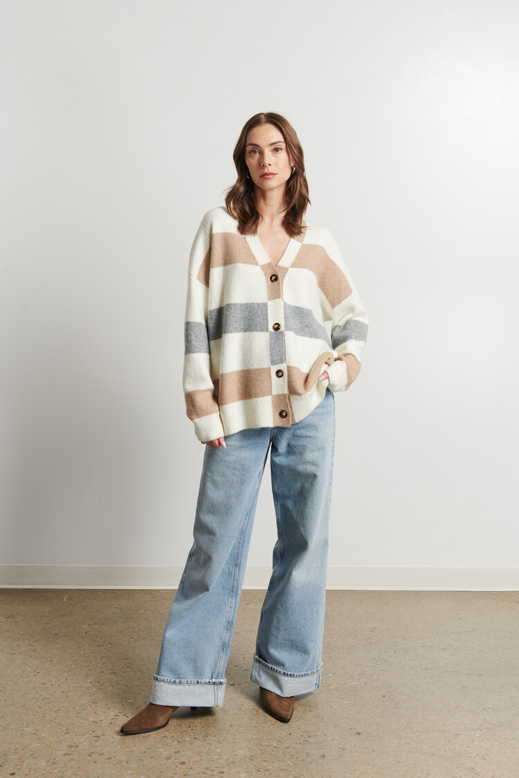 Line the Label Billie Cardigan Barn Owl