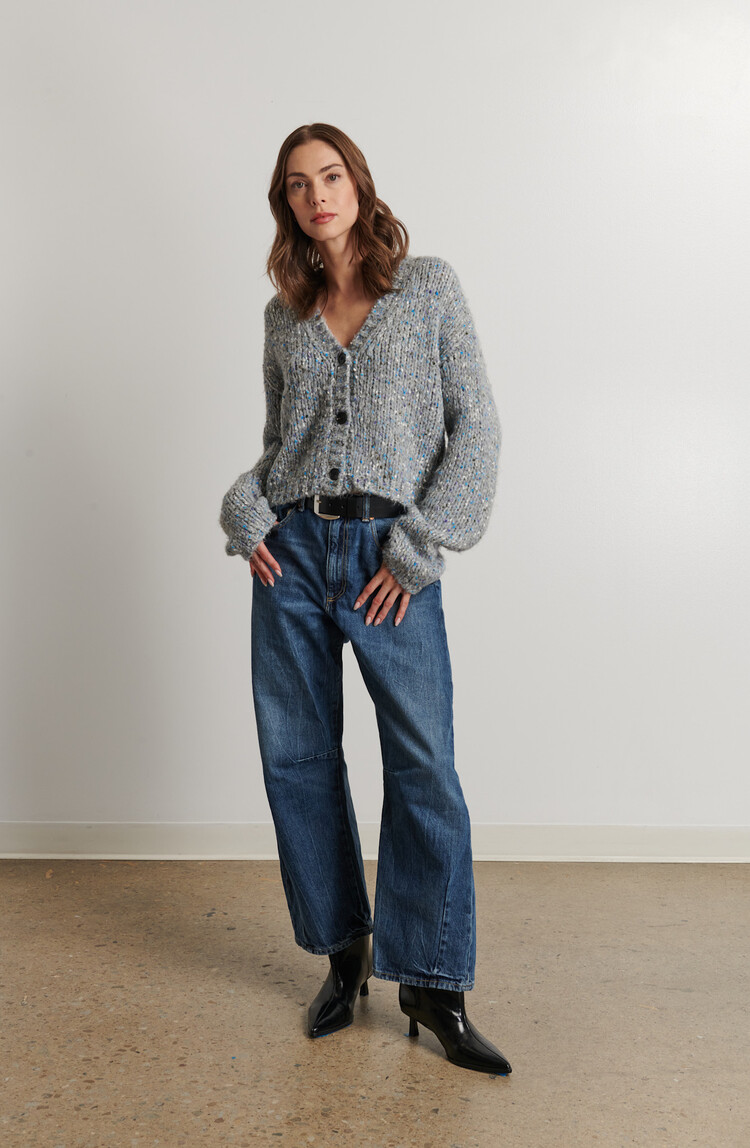 Line the Label Lanie Cardigan Rainstorm