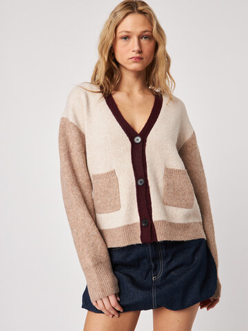 John & Jenn Linden Cardigan Smoky Merlot