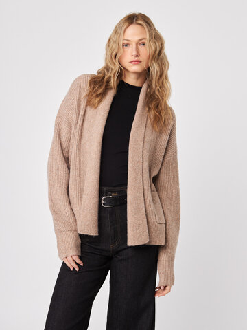 John & Jenn Noah Open Cardigan Latte