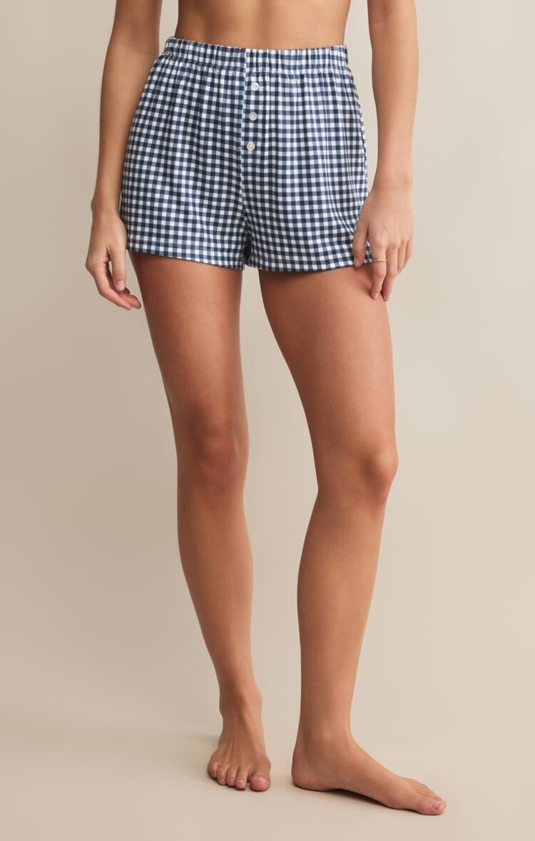 ZSupply Maddie Gingham Short Yacht Blue