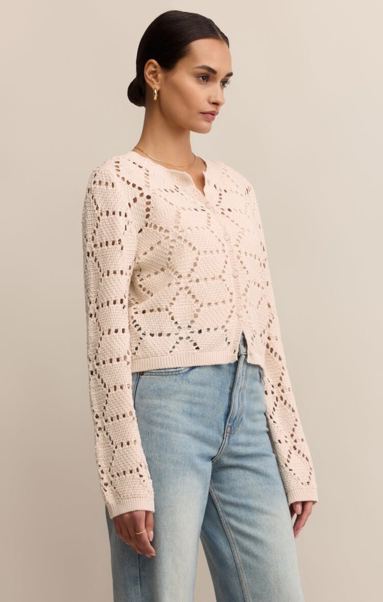 ZSupply Rosalyn Sweater Cardigan Crystal