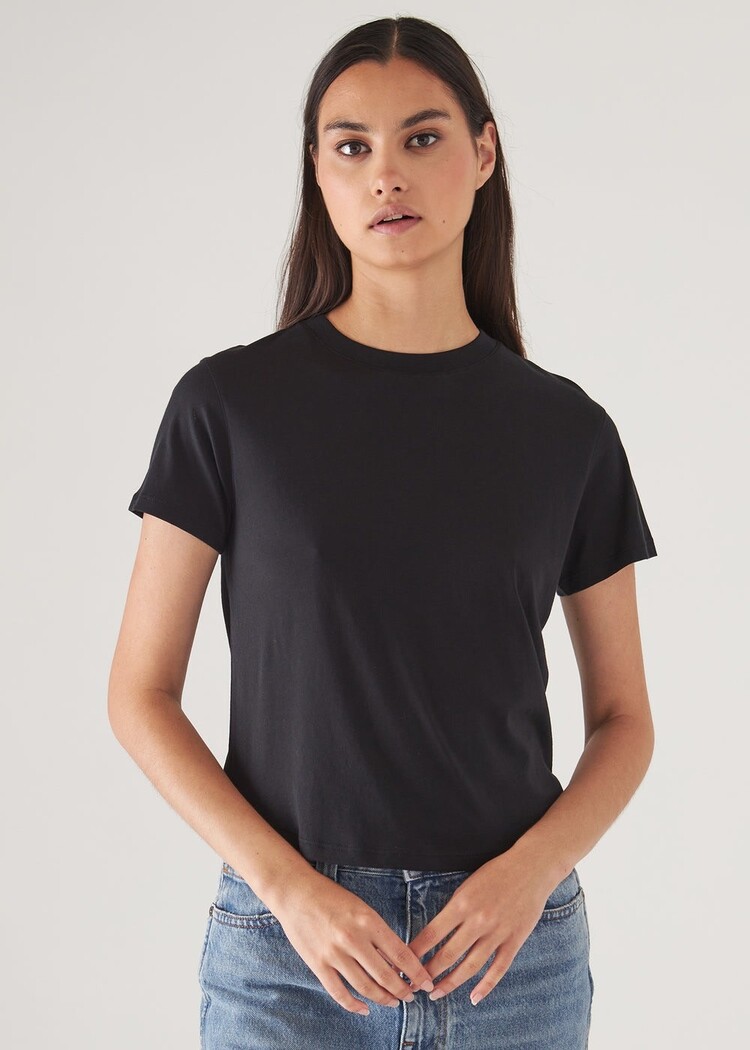 Patrick Assaraf Lightweight Pima Cotton Baby T-Shirt Black